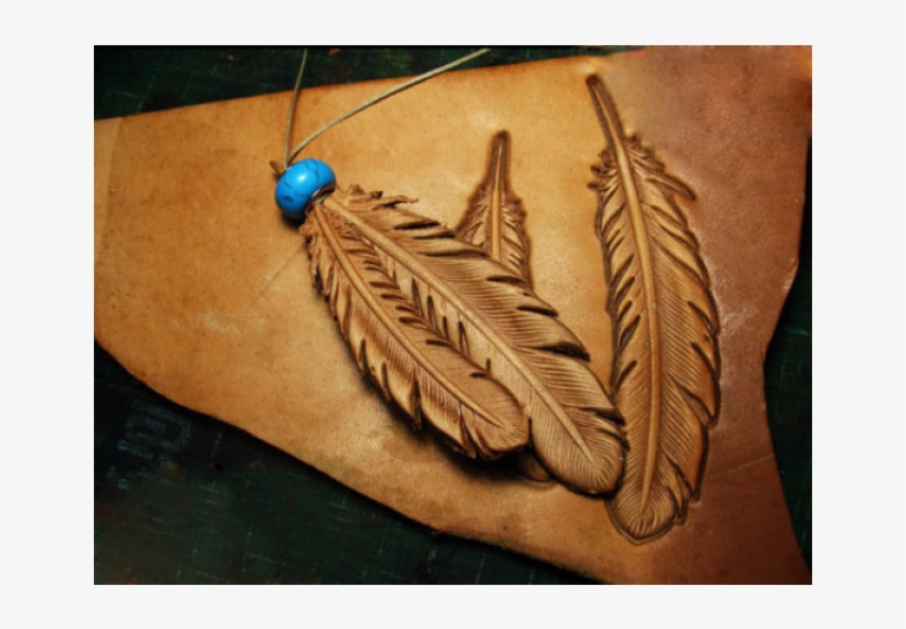 Leather Feather Mold Mould Hot Stamp Leather Stamp - Leaf Leather Stamp, transparent png #8550333