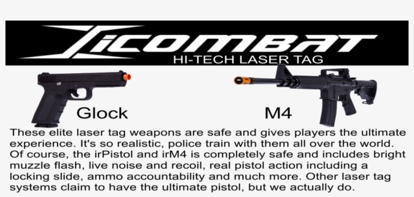 Icombat Is A Top Notch Gaming System {for Adults Only} - Icombat Guns, transparent png #8551250