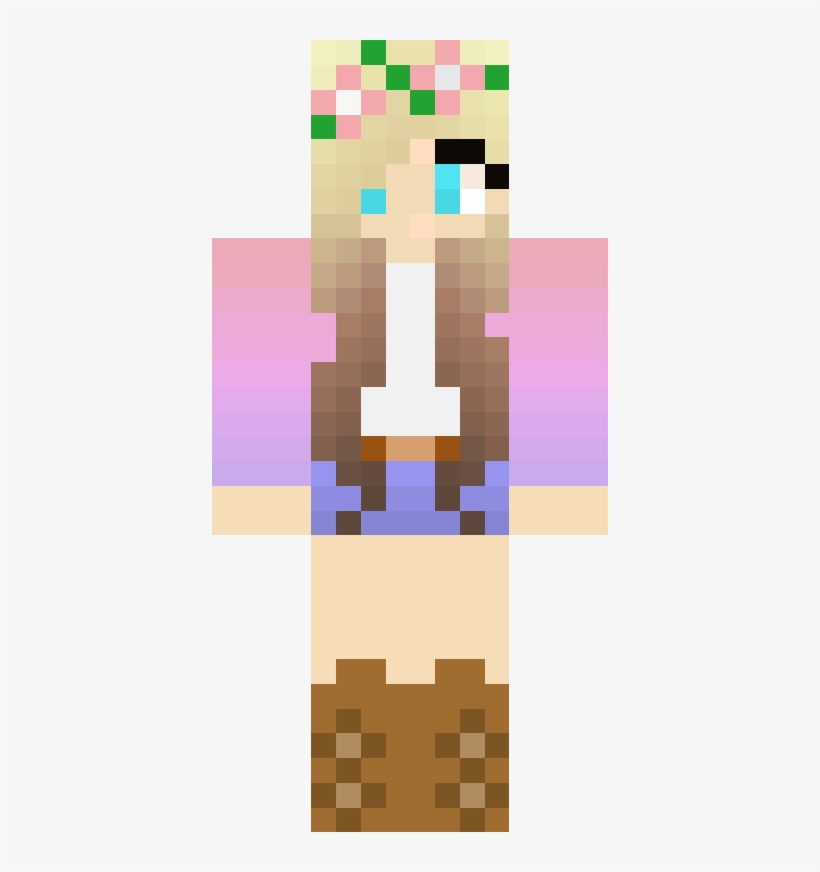 This Skin Is A Little Kelly Edited, And It Is One Of - Minecraft Skins White Wolf Girl, transparent png #8551283