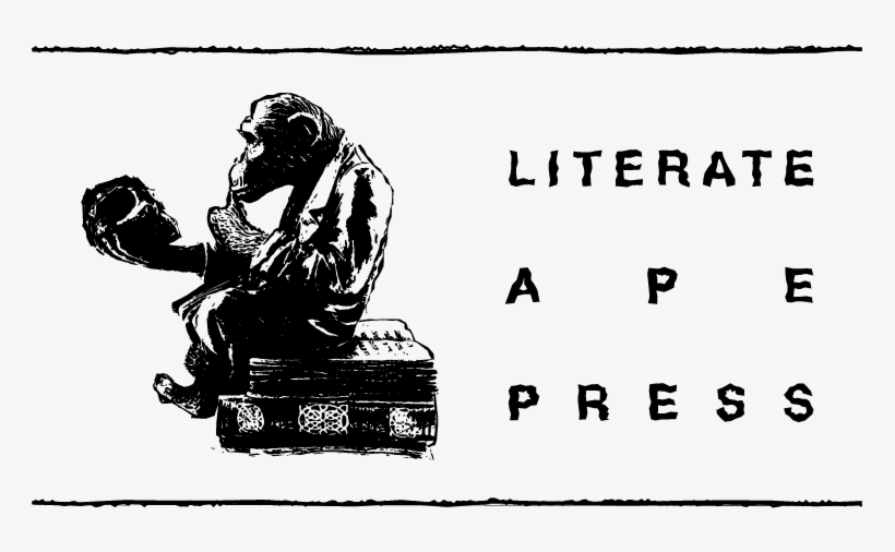 Literate Ape Press Logo Horiz - Illustration, transparent png #8551387