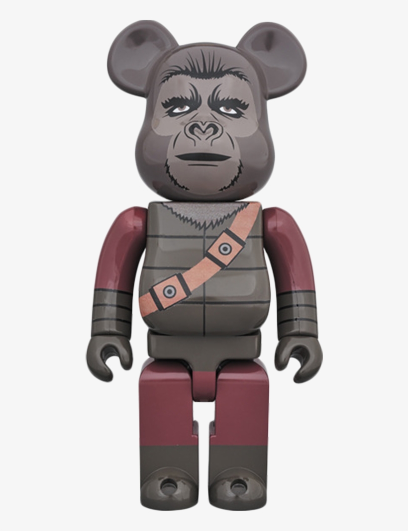 Medicom Toy Bearbrick Soldier Ape 400 Figure - Aliens Bearbrick, transparent png #8551620