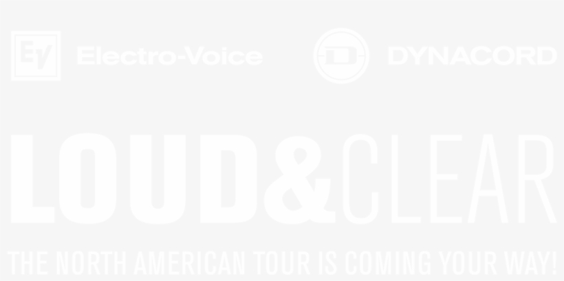 Electro-voice Dynacord Loud&clear North American Tour - Guinness, transparent png #8552167