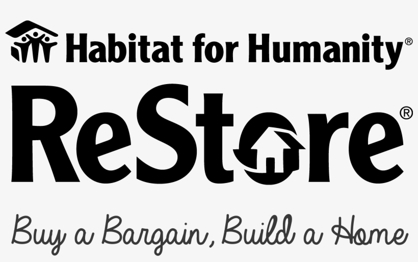 Hfhrestore S Blck Buy A Bargain Build A Home - Habitat For Humanity Restore, transparent png #8552564