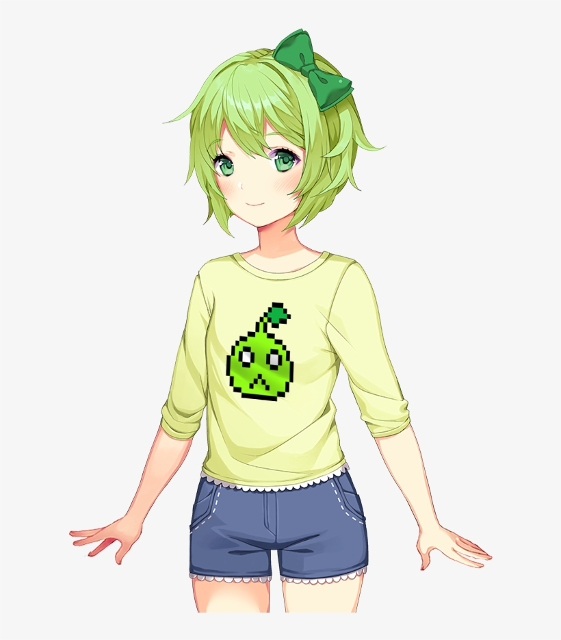 Kuudere Aleksa On Twitter - Sayori Sprite Edit, transparent png #8552598