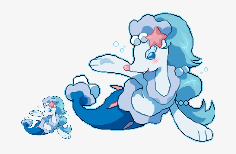 Primarina Pixel - Cartoon, transparent png #8552823