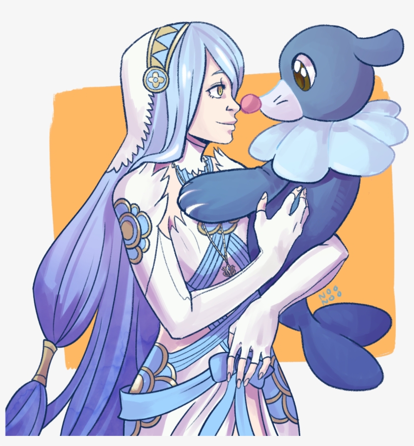 Primarina Is Very Fitting Of Azura And Shigure To The - Azura Fire Emblem Pokemon, transparent png #8553247