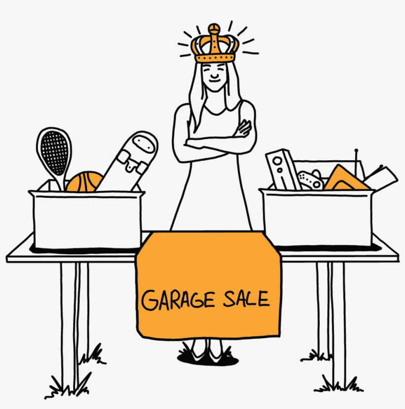 Make Your Garage Sale The Sale Of The Century - Cartoon, transparent png #8553365