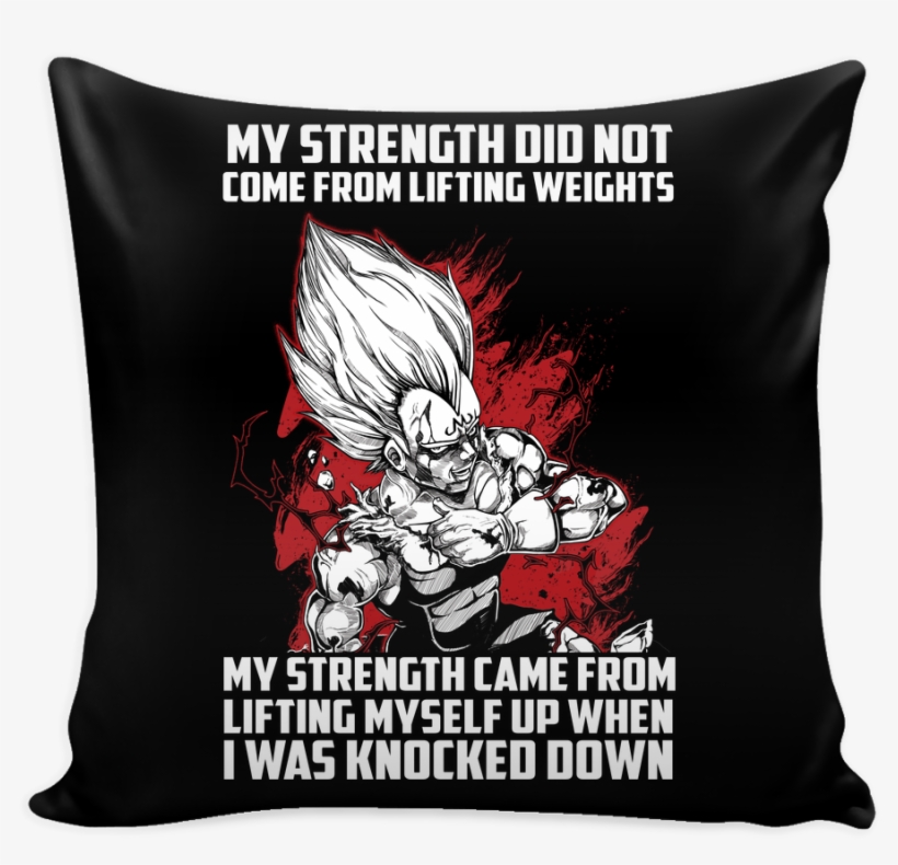 Super Saiyan Majin Vegeta Lift Up When Being Knocked - Vegeta Quotes Strength, transparent png #8553629