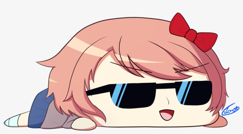 Xhunzei - Ddlc Cool Sayori, transparent png #8553676