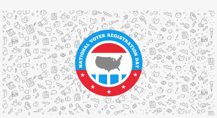 It's Us National Voter Registration Day - Voter Registration Day 2018, transparent png #8554360