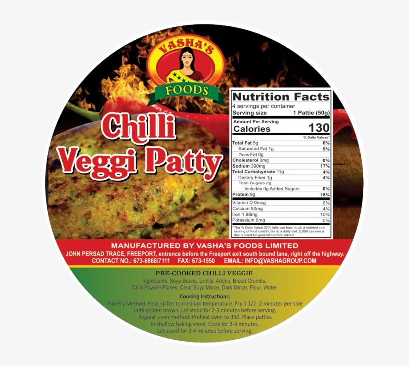 Vasha Patties Row - Label, transparent png #8554782