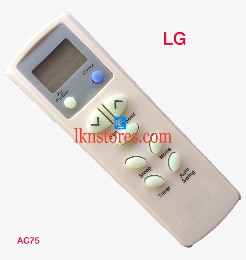 Lg Ac Air Condition Remote Compatible Ac75 - Electronics, transparent png #8554810