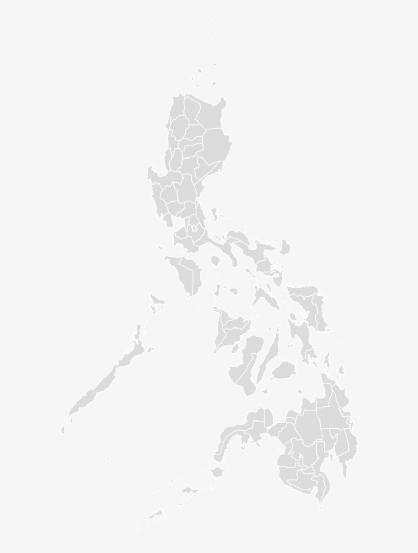 Philippine Map Outline Png - Colorless Philippine Map, transparent png #8554812