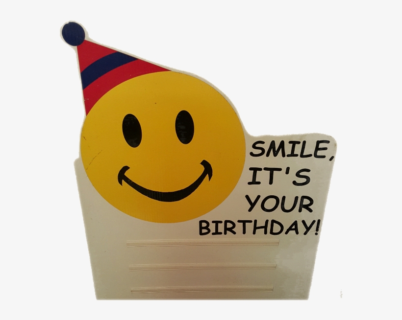 Birthday Smiley Add A Mixture Of Smiles, Stars, Or - Smiley, transparent png #8554836