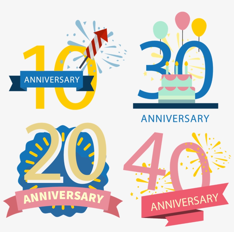 Happy Anniversary By Glomper - Graphic Design, transparent png #8554873