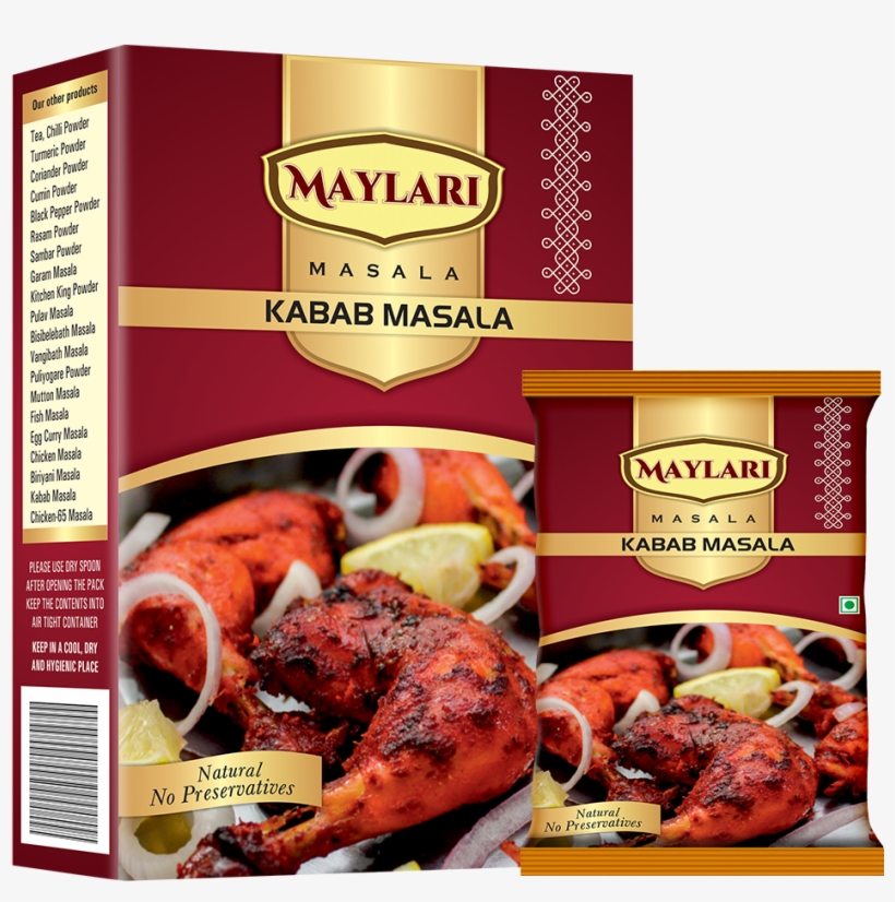 Non Veg Masala - Chicken Kabab Masala Powder Ingredients, transparent png #8555645