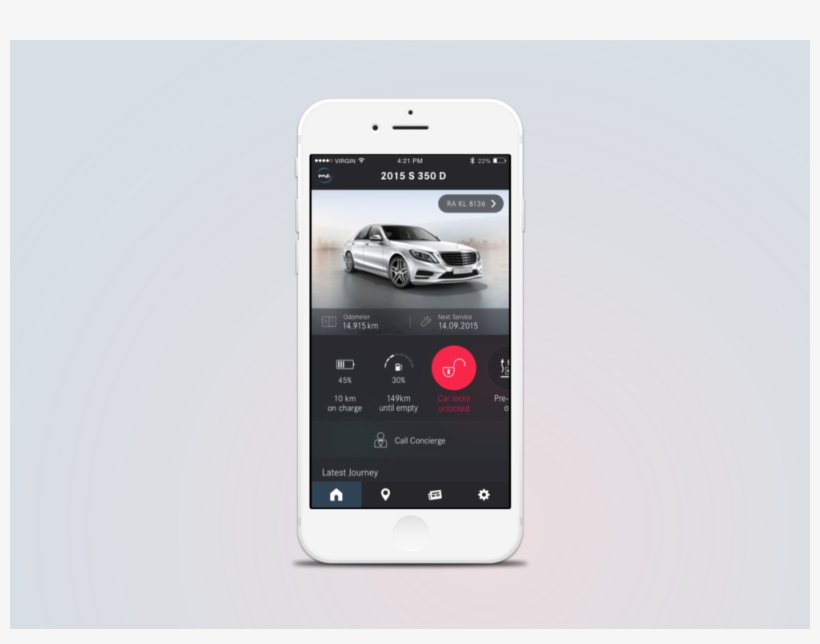 Mercedes Light - Iphone, transparent png #8557056