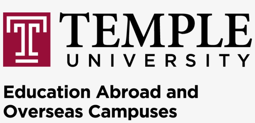 Education Abroad Logo - Temple University, transparent png #8557534