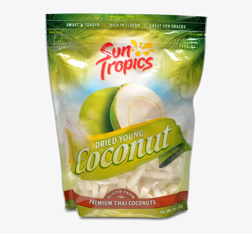 Dried Young Coconut - Sun Tropics, transparent png #8557683