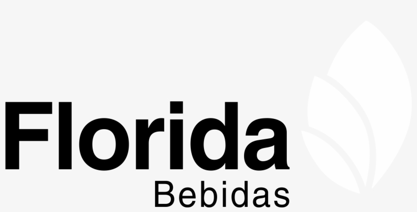 Florida Bebidas Logo Black And White - Graphics, transparent png #8558067