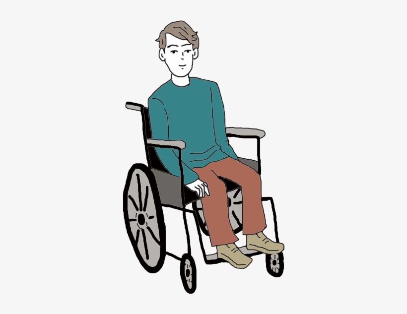 Wheelchair Dream Meaning - Person On A Wheelchair, transparent png #8558170