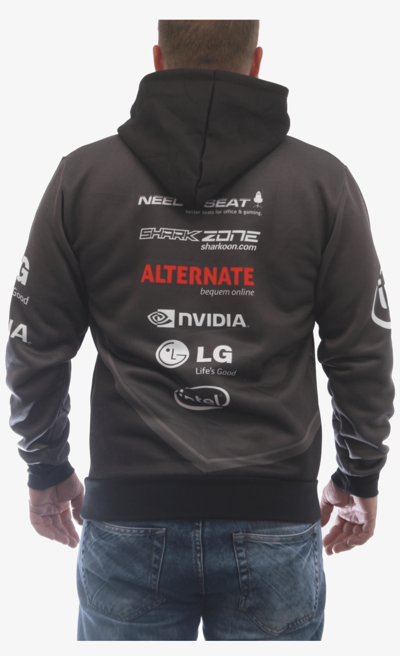 Transparent Hoodie Back - Hoodie, transparent png #8558500