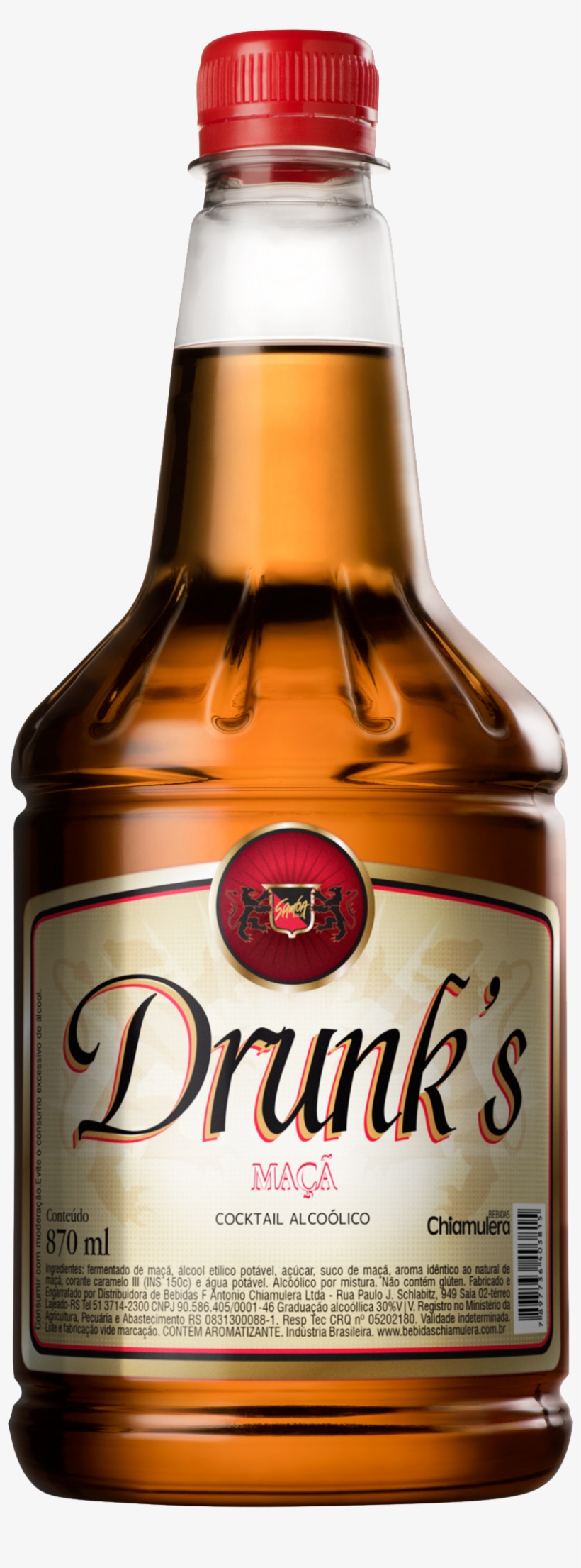 Drunk's Maça 870ml - Sailor Jerry 1.75 L, transparent png #8558603