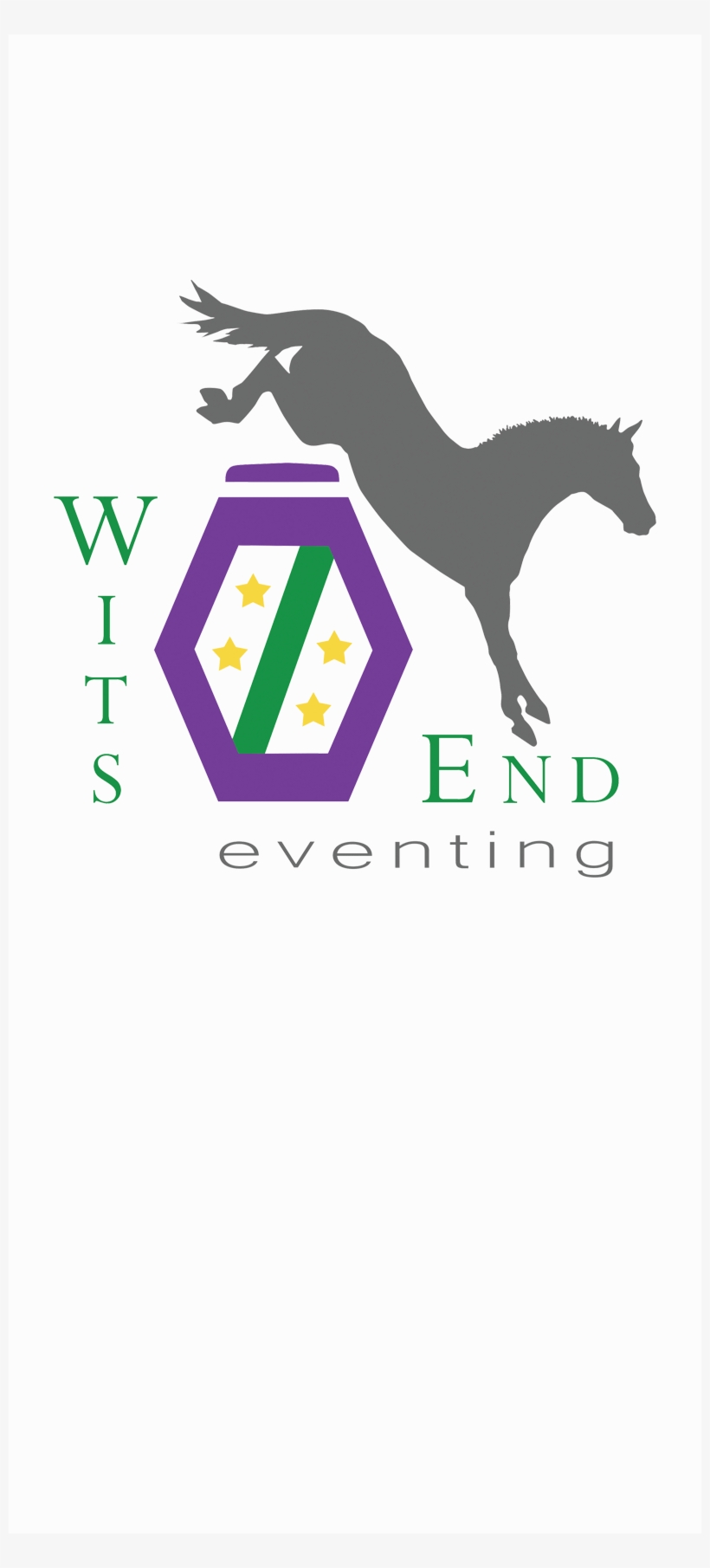 Wits End Eventing Logo By Eq Graphics Custom Horse - Mane, transparent png #8558852