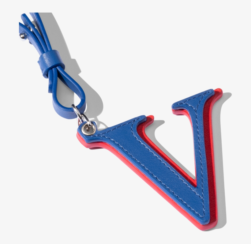 Charm "letter V" - Pendant, transparent png #8559542