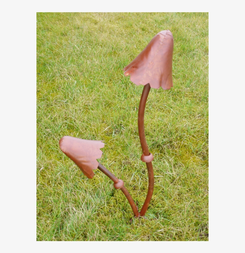 East2eden Metal Mushroom Garden Ornament Statue Decor - Grass, transparent png #8559663
