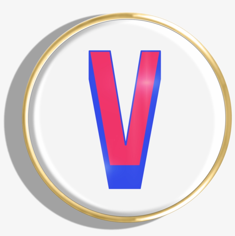Phoebe James Statement Letter V - Emblem, transparent png #8559734