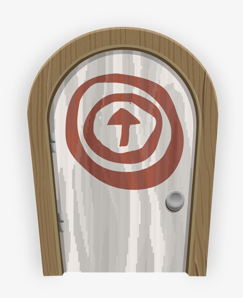 Door,round Arrow, - Door, transparent png #8559776