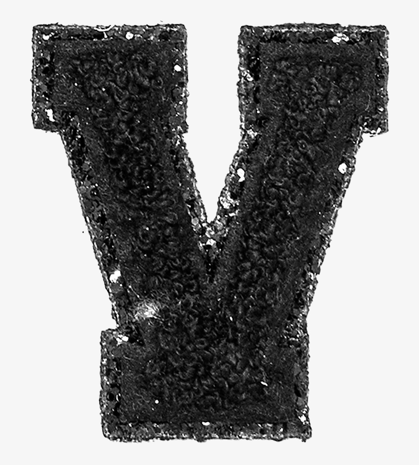 Luxe Blackout Varsity Letter Patches - Boot, transparent png #8559867