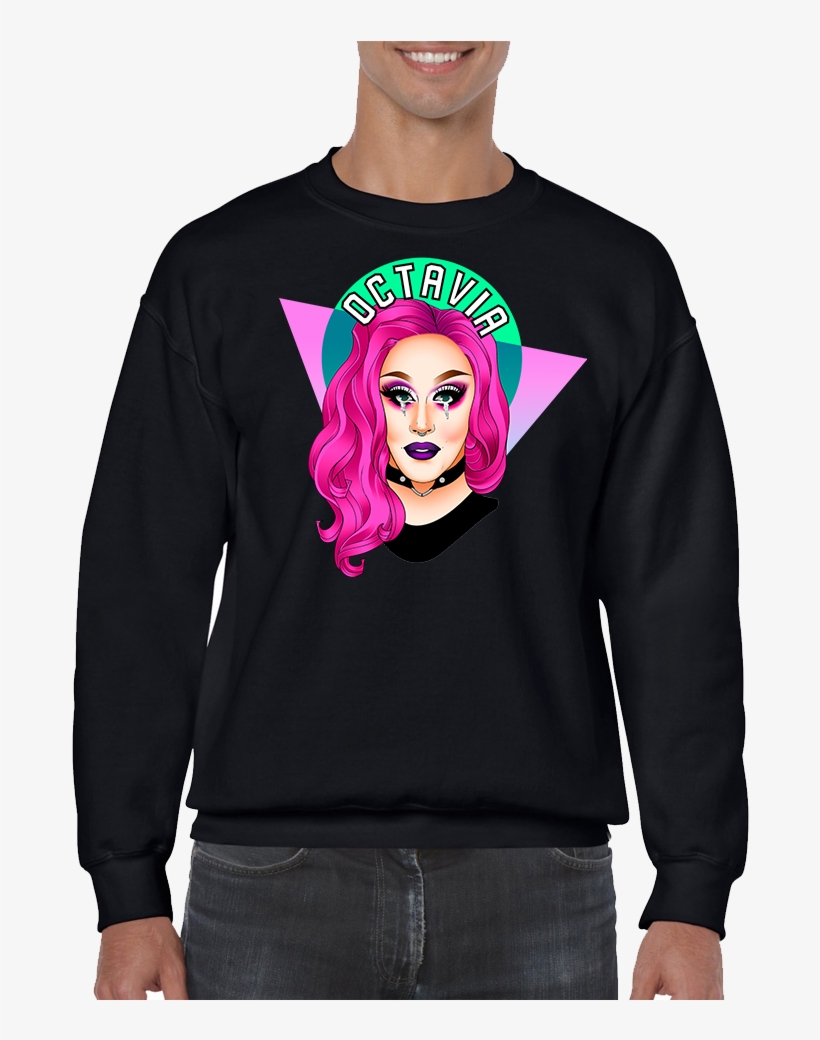 Octavia Eyes Sweatshirt Dragqueenmerch Png Octavia - Pablo Escobar Let It Snow, transparent png #8559947