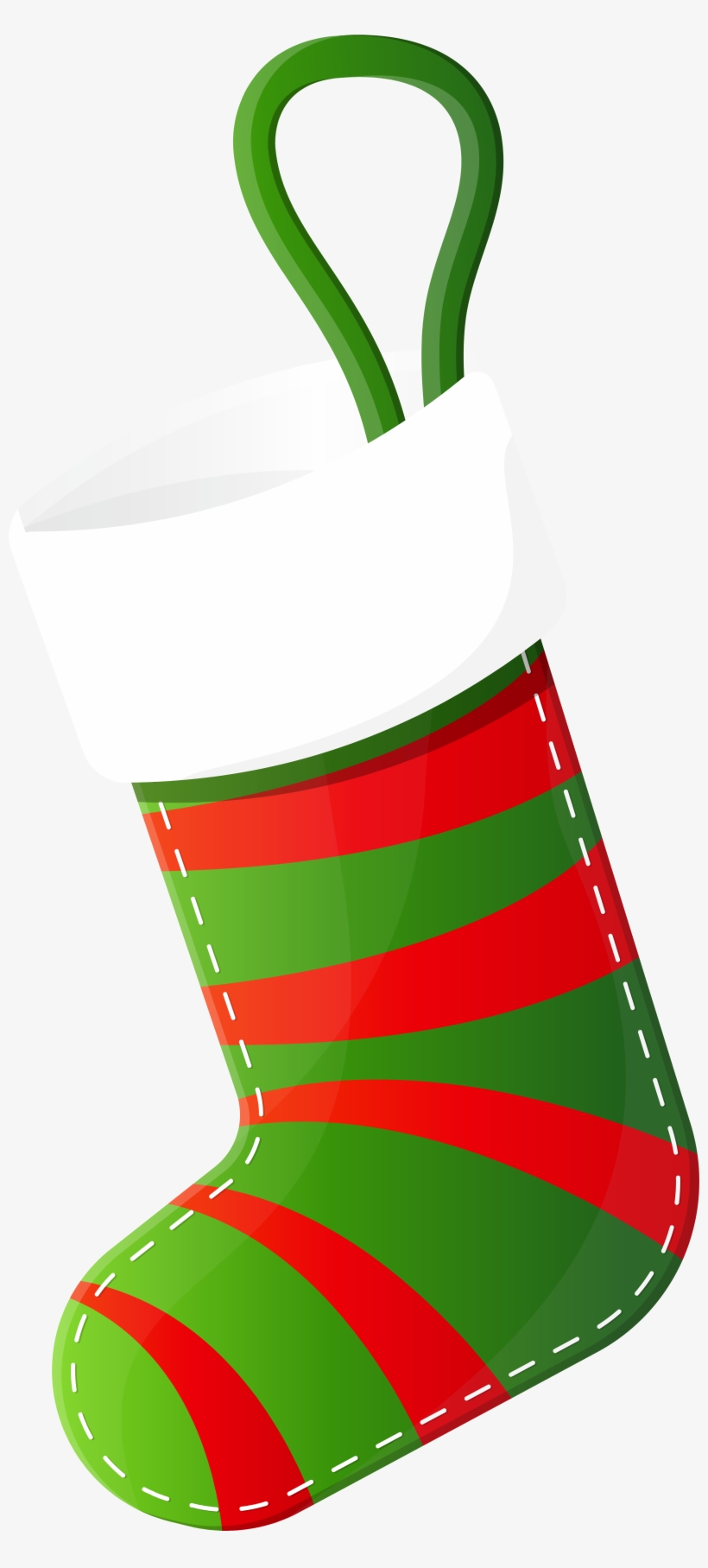 Christmas Stocking Clip Art - Christmas Stocking, transparent png #8559948