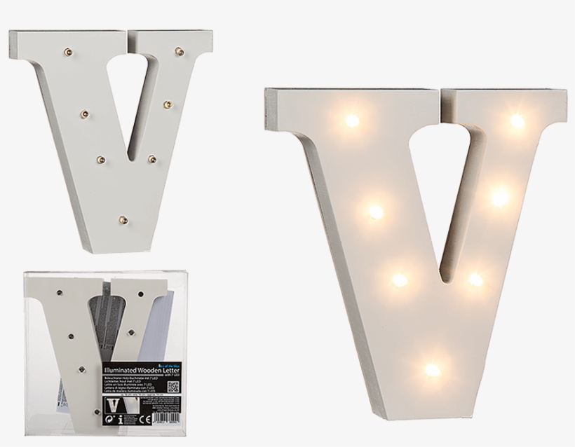 Bogstav Med Lys V, transparent png #8560256