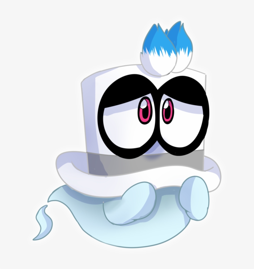 Cappy The Hat/ghost By Penguinspuffy Drawing Practice, - Cappy The Hat Ghost, transparent png #8560472