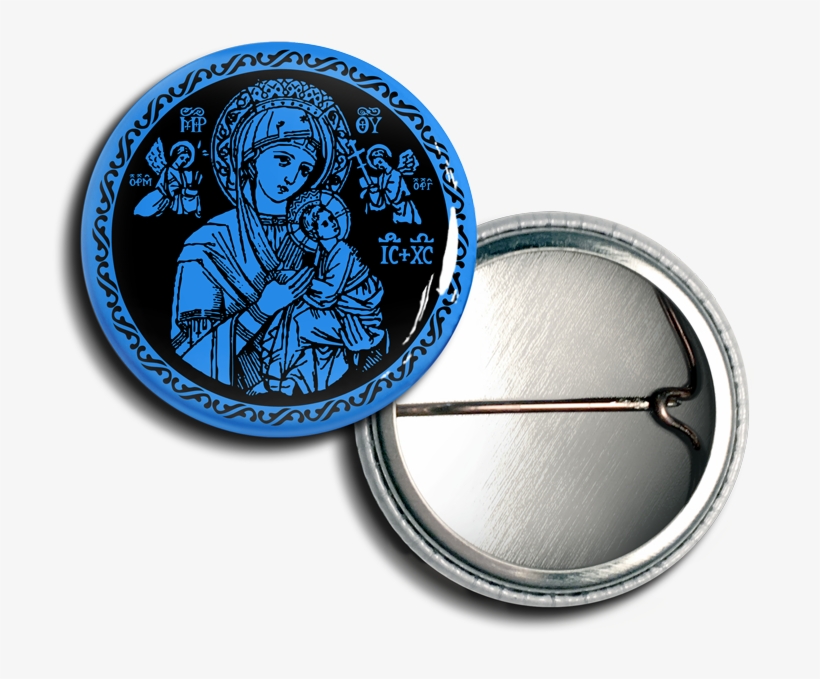 The Refuge And The Hope Of Sinners Button - Benedict Of Nursia, transparent png #8560654