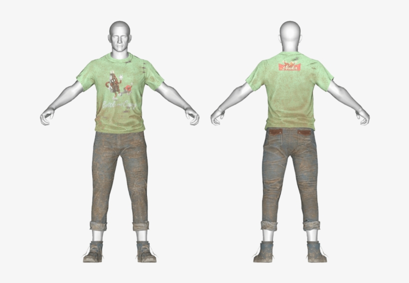 Bottle And Cappy Shirt & Jeans - Illustration, transparent png #8560776