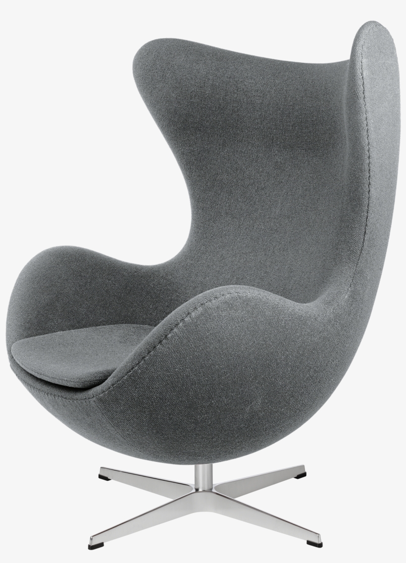 Hallingdal Egg - Egg Chair Grey, transparent png #8560899
