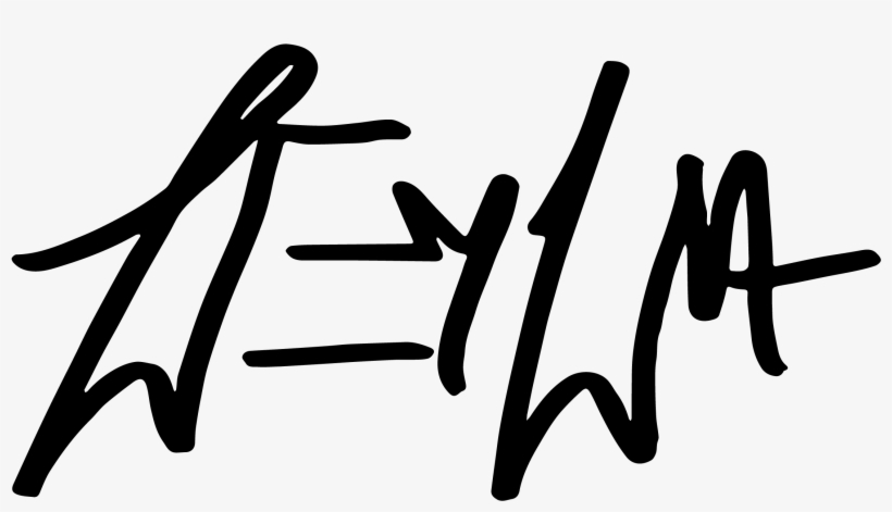 Author Signature - Calligraphy, transparent png #8560988