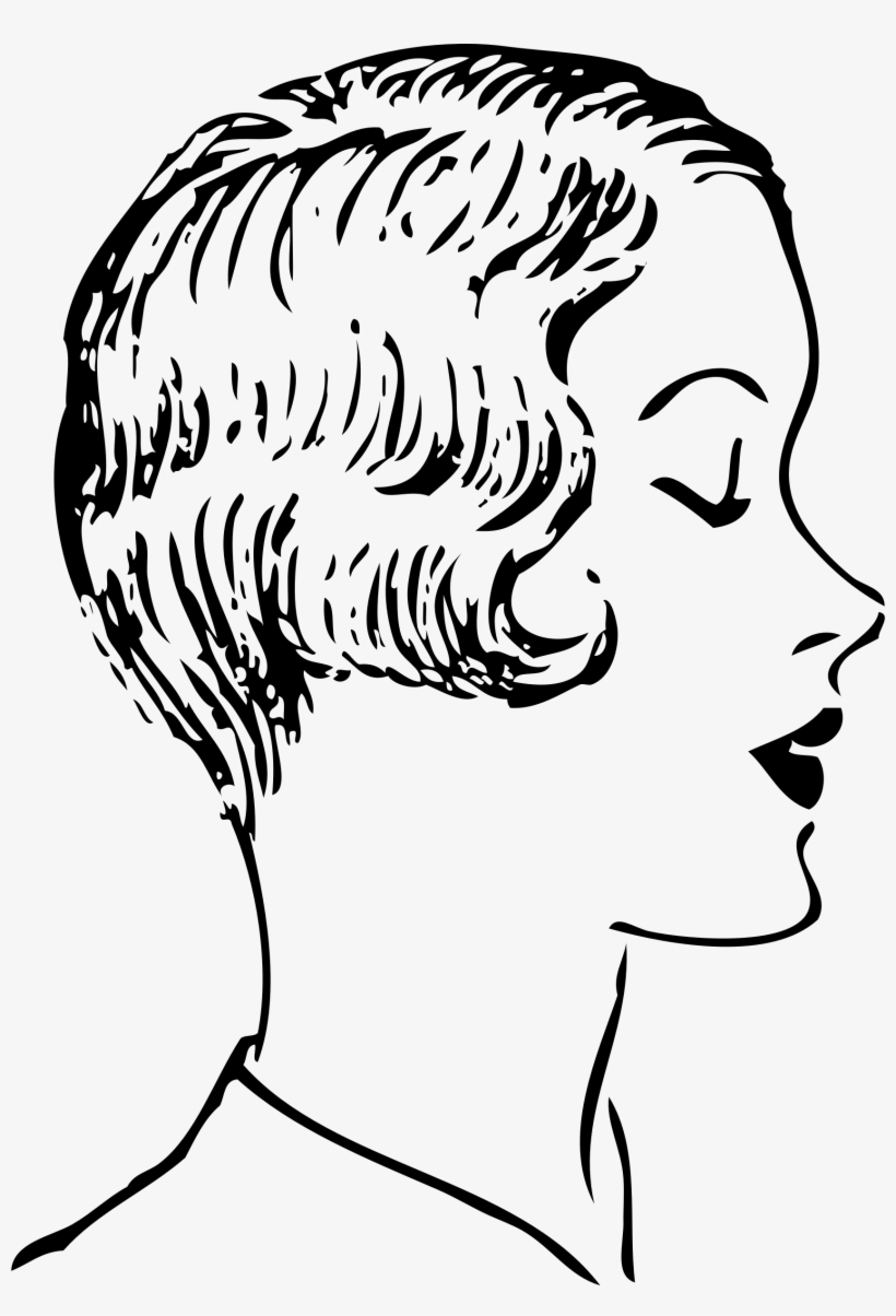 This Free Icons Png Design Of Woman's Bob Haircut 1, transparent png #8561092