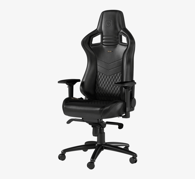 Like Most Gaming Chairs, Lumbar Support And Head Rest - Noblechairs Epic Black Red, transparent png #8561366