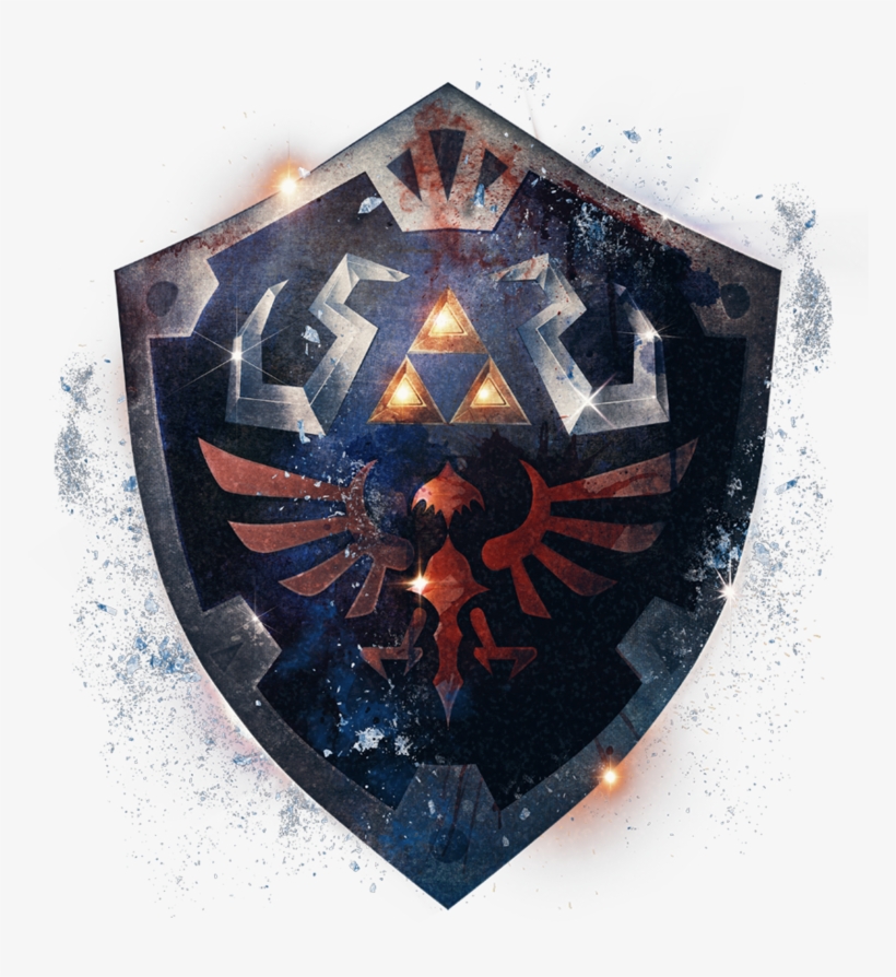 Legend Of Zelda Hylian Shield Art, transparent png #8561775