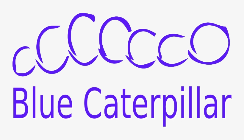 Blue Caterpillar Logo, transparent png #8562023