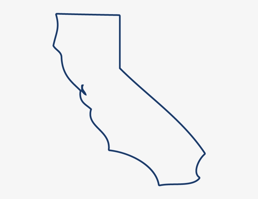 California - California State Outline Transparent, transparent png #8562568