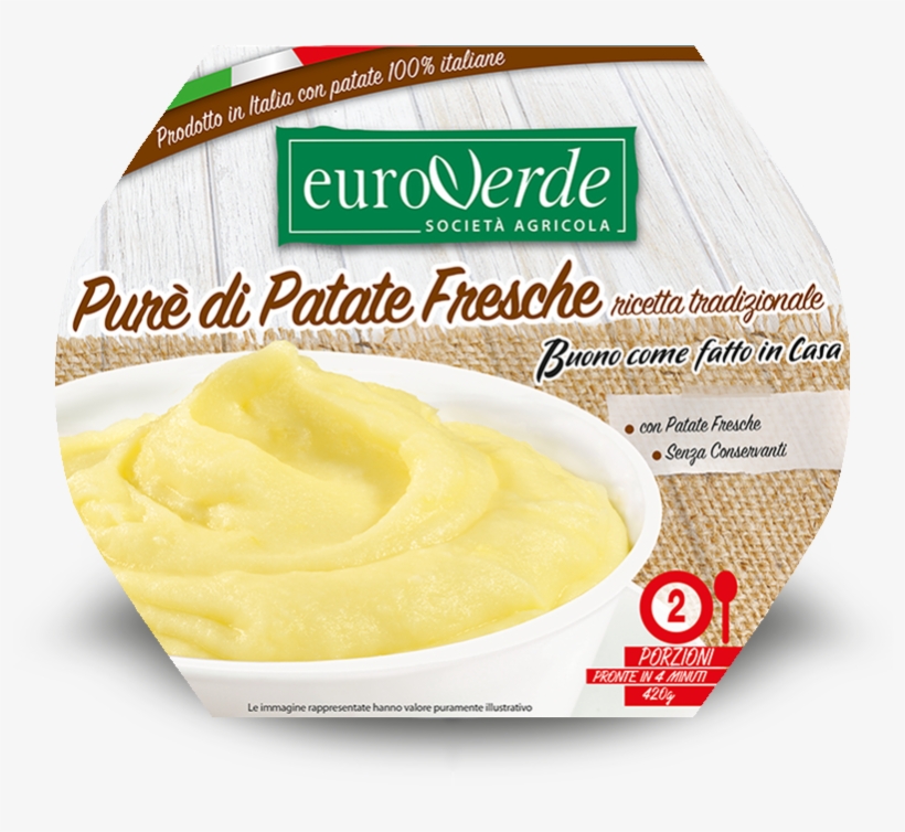 With Fresh Italian Potatoes - Purée, transparent png #8562736