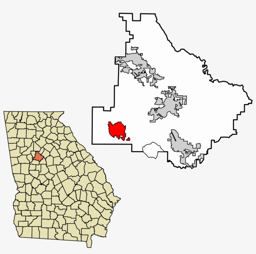 Henry County Map Unique File Henry County Georgia Incorporated - Chatsworth Ga On A Map, transparent png #8563138