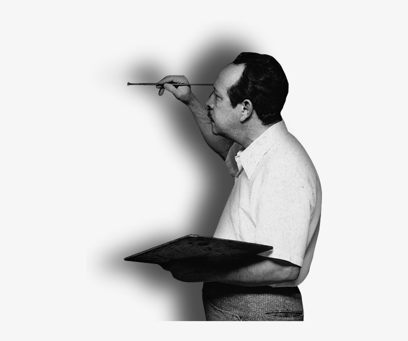 Standing Painter Png, transparent png #8563716