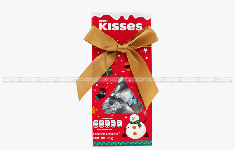 Hersheys Kisses Regalo Milk 24/76g Hersheys - Wrapping Paper, transparent png #8563953